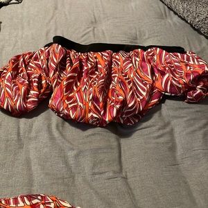 Two piece skirt and crop top set